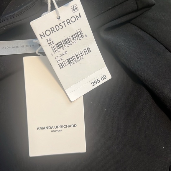 New Amanda Uprichard black Puzzle Strapless Midi Dress - Picture 7 of 7